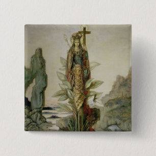 The Mystic Flower 15 Cm Square Badge