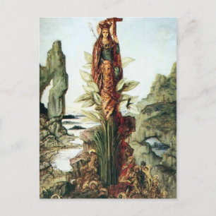 The Mystic Flower by Gustave Moreau Postcard