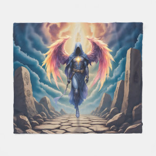 The Mystic Guardian of Hope Fleece Blanket