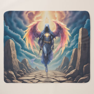 The Mystic Guardian of Hope Sherpa Blanket