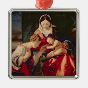 The Mystic Marriage of Saint Catherine, 1505/8 Metal Ornament