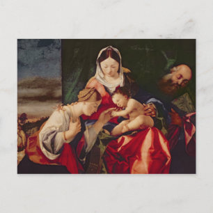 The Mystic Marriage of Saint Catherine, 1505/8 Postcard