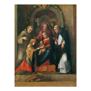 The Mystic Marriage of Saint Catherine Poster