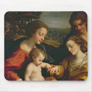 The Mystic Marriage of St. Catherine of Mouse Pad