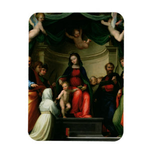 The Mystic Marriage of St. Catherine of Siena with Magnet