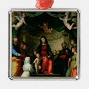 The Mystic Marriage of St. Catherine of Siena with Metal Ornament