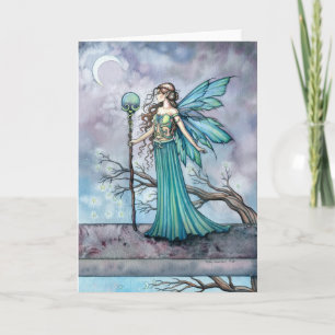The Mystic Tree Fantasy Fairy Art Card