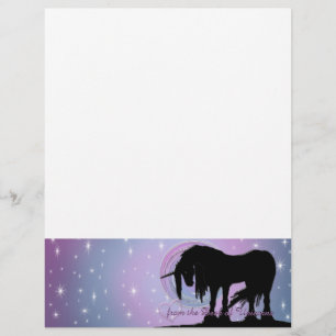 The Mystical Black Unicorn (Pastel Swirl)
