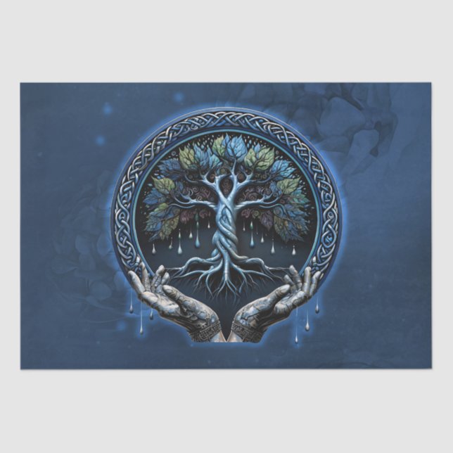  The mystical Celtic Tree of Life Tissue Paper (Front)