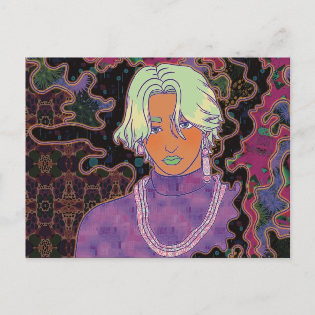 The Mystical Man Postcard (Front)