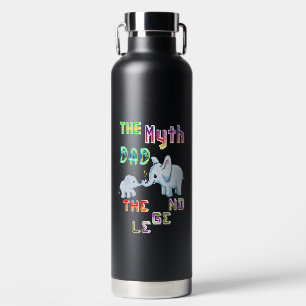 The Myth Dad The Legend Water Bottle