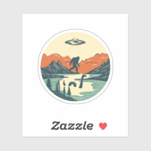 The Mythical Backdrop Custom-Cut Vinyl Sticker