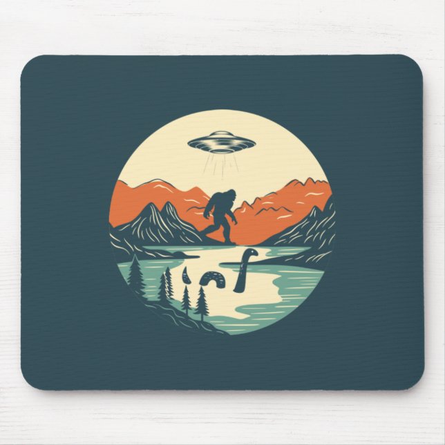The Mythical Backdrop Mouse Pad (Front)