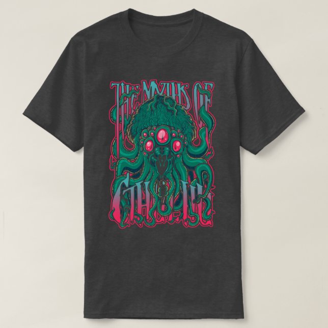 The Myths of Cthulhu T-Shirt (Design Front)