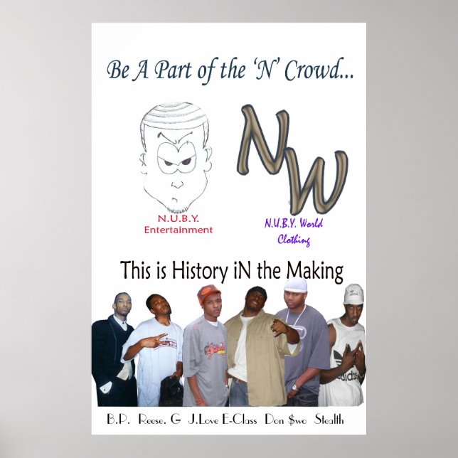 The 'N' Crowd Poster (Front)