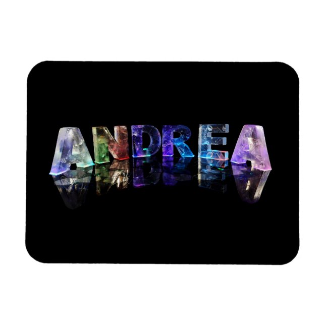 The Name Andrea in Lights Magnet (Horizontal)