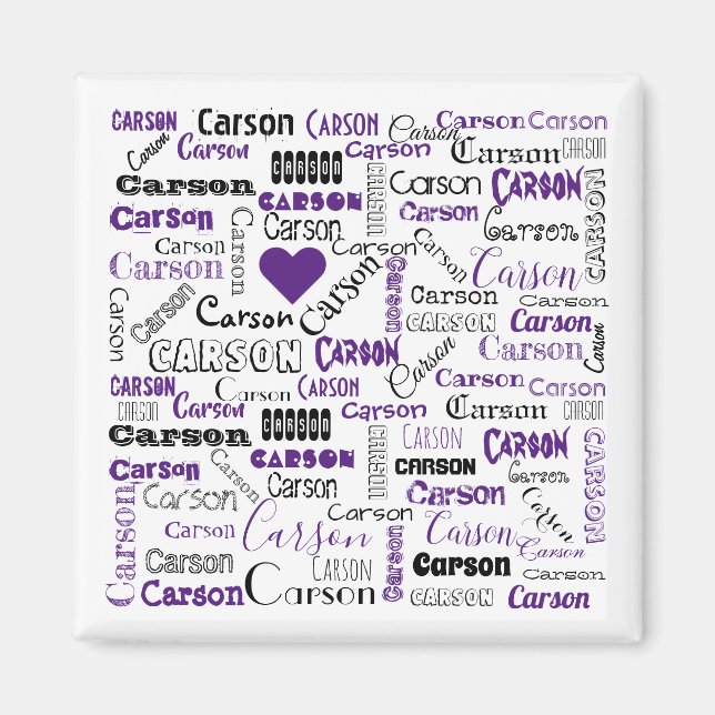 The Name Carson Magnet (Front)