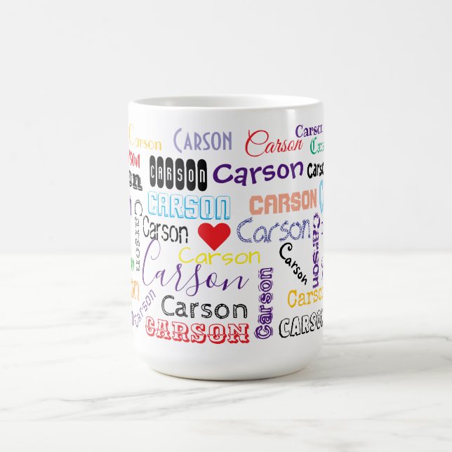 The Name Carson Mug (Center)