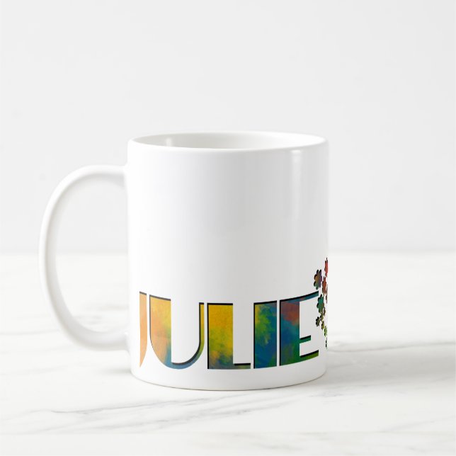 The Name Game - Julie Coffee Mug (Left)