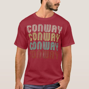 The Name Is Conway In Retro Vintage Disco Funny T-Shirt