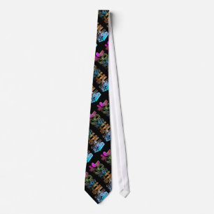 The Name Joshua in 3D Lights (Photograph) Tie