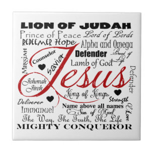 The Name of Jesus Ceramic Tile