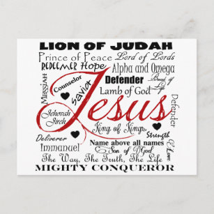 The Name of Jesus Postcard