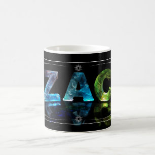 The Name Zac - Name in Lights (Photograph) Coffee Mug