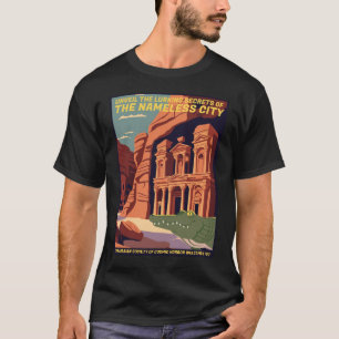 The Nameless City Travel Poster Lovecraft Cthulhu T-Shirt