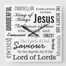 The Names of Jesus Canvas Print
