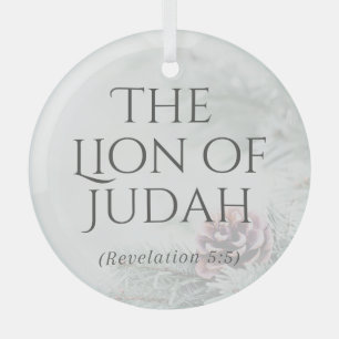 "The Names of Jesus" Ornament - The Lion of Judah
