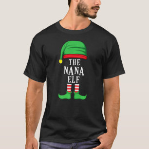 The Nana Elf Christmas Family Matching Group Xmas T-Shirt