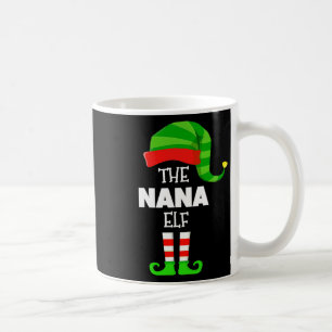 The Nana Elf Group Matching Family Christmas Pjs Coffee Mug