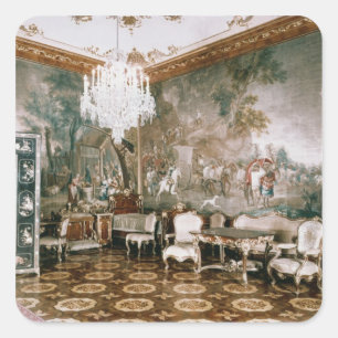 The Napoleon Room at Schonbrunn Palace Square Sticker