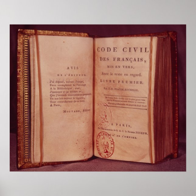 The Napoleonic Code Poster (Front)