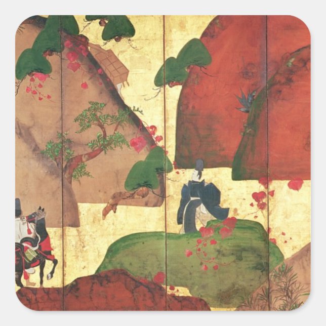 The Narrow road of Ivy Square Sticker (Front)