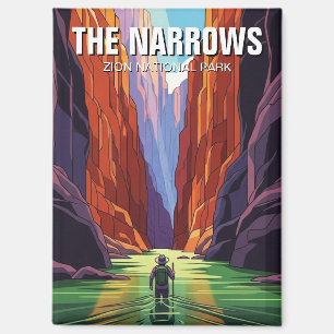 The Narrows in Zion National Park Utah Magnet