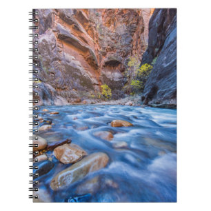 The Narrows Of The Virgin River In Autumn 3 Notebook