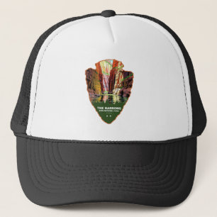 The Narrows Zion National Park Arrowhead Trucker Hat