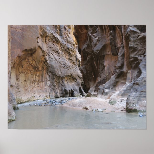 The Narrows Zion National Park Poster (Front)