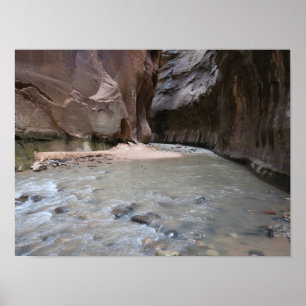 The Narrows Zion National Park Poster