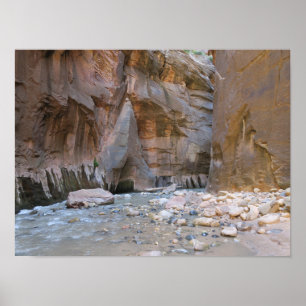 The Narrows Zion National Park Poster