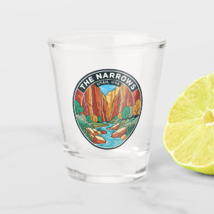 The Narrows, Zion National Park USA Shot Glass