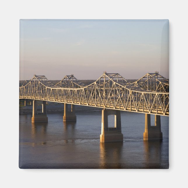 The Natchez-Vidalia Bridges spanning the Magnet (Front)