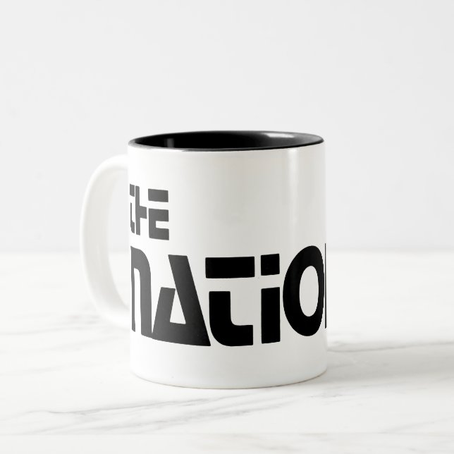 The National - 1980 promo graphic Two-Tone Coffee Mug (Front Left)