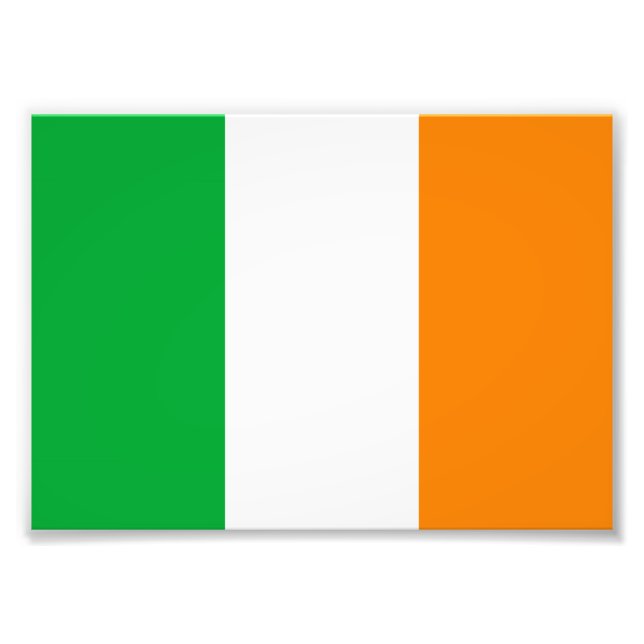 The National Flag Of Couthern Ireland Eire Photo Print (Front)