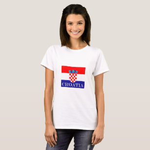 The National flag of Croatia Zastava Hrvatske T-Shirt