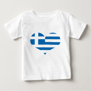 The National flag of Greece Baby T-Shirt