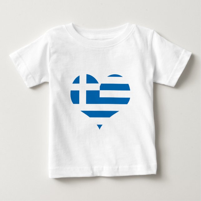 The National flag of Greece Baby T-Shirt (Front)