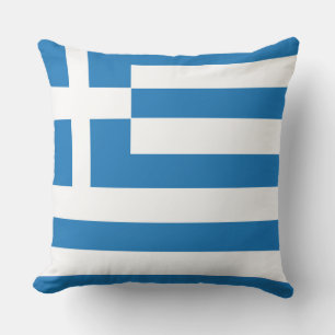 The National flag of Greece Outdoor Cushion